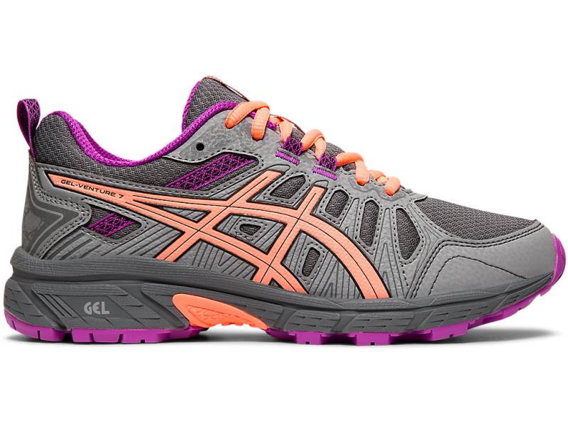 Asics Barn GEL-VENTURE 7 GS Løpesko Grå NO.1535A739-330